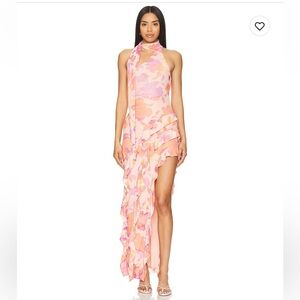 AFRM Multicolor Floral Maxi Dress